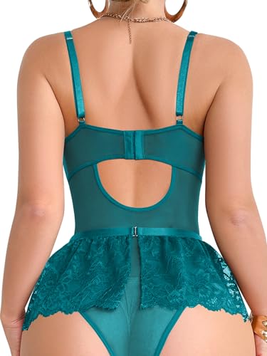 Image of Foxiny Sexy Lingerie Set 3 Piece Women Corset Bodysuit