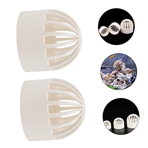 Happyyami 2pcs PVC Cubierta Permeable para Filtros de Pecera miniatura 5