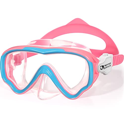 Water Space Kids Swimming Goggles Swim Googles for Kids Toddler Girls Boys Youth 6-14 3-6 4-7, Swimming Goggles with Nose Cover Anti Fog 180°Clear Snorkel Mask No Leaking Pool Underwater Swim Goggles