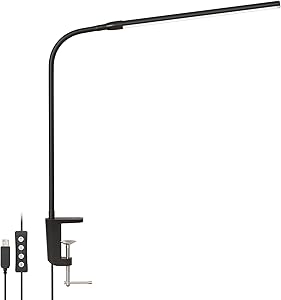 Lepro クランプライト デスクライト LED 3色温度 10段階