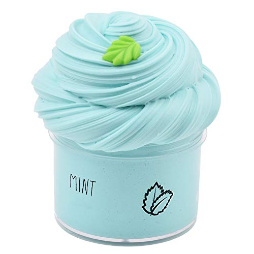 Sunool Butter Slime Mint Green Leaf,Butter Slime Putty Stress Relief and Scented Sludge