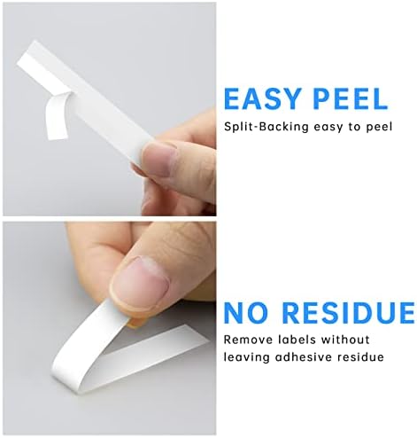 UniPlus 3x Compatible Tze 12mm 0.47 Label Tape Replacement for Brother P touch Tze231 tze-231 Tzc-231 Laminated Label Tape Cassette Work with P-touch H110 H105 PT-1000 D210 Label Maker, Black on White