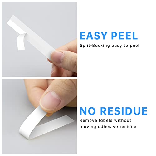 UniPlus 3X Compatible Brother Tze Label Tape Replacement for Ptouch TZe-231 TZe231 Tzc231 TZe TZ 12mm Laminated Black on White Label Maker Tape Cassette for PT-H105 H107 H100R H110 1000 1005 1010 - Image 4