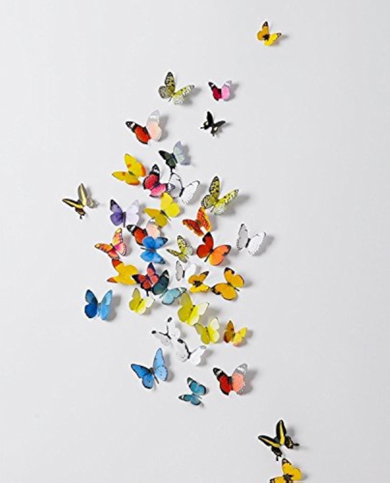 Multicolor Butterfly Wall Sticker Combo Pack