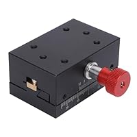 YDuupxe X-Achsen-Verschiebungsplattform, Aluminiumlegierung, Präzisionsbewegung, 40 Mm Hub für Holzbearbeitung und Mechanische Anpassungen