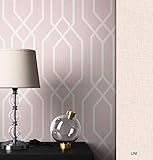 Gönnen Sie sich den Luxus dieses modernen Grafik Designs in den eigenen vier Wänden. Diese Mustertapete besteht aus Papier und ist leicht zu tapezieren.