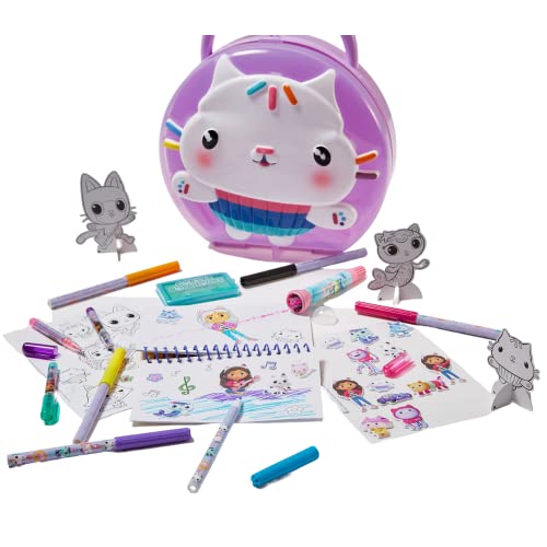 Gabby’s Dollhouse Coloring & Sticker Activity Set For Kids With Travel Carrying Case #TOP6