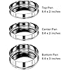 Amazon.com: EasyShopForEveryone Stainless Steel 3 Tier Stackable Insert ...