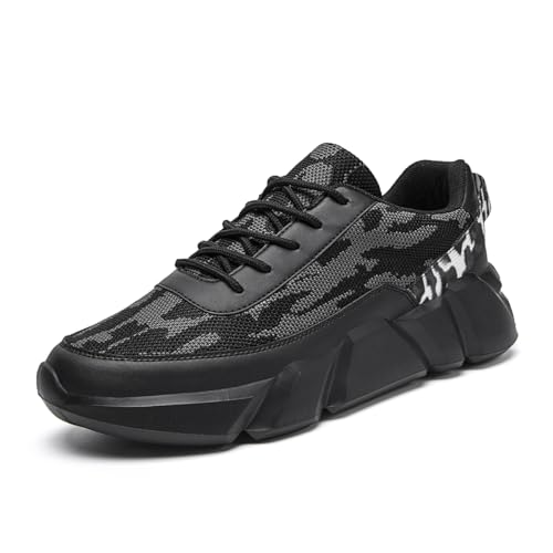 Image of Mens Slip On Walking Shoes Non Slip Running Shoes Lightweight Breathable Tennis Sneakers Fashion Casual Gym Trainers
