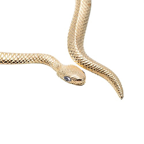 Fashion Silver/Gold/Rose Gold Adjustable Snake/Crocodile Alligator/Scorpion Chain Choker Collar Statement Bib Necklace/Jewelry Set For Women/Men/Teens Christmas Gift #TOP4