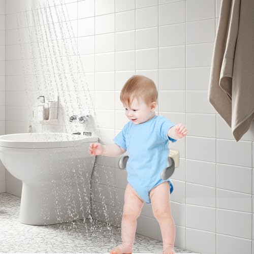 Support de douche pour bébé contre les glissades : solution murale antidérapante