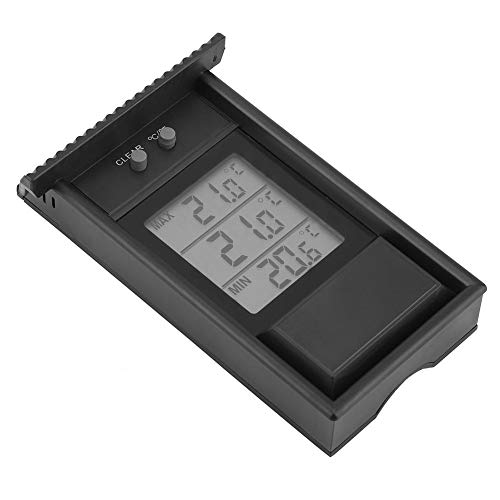 Topincn Digital Hygrometer Indoor Outdoor Thermometer Waterproof Tester Temperature Controller For Home Office Greenhouse(Black) #TOP7