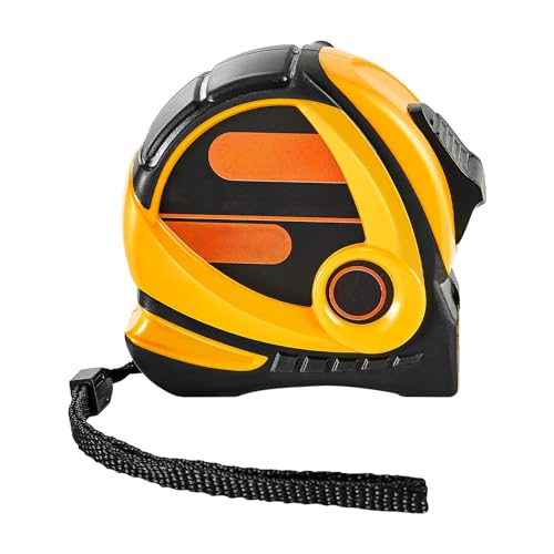 VEVOR Mesure de la bande 25 Longueur du pi, bande de mesure avec rétractable, impériale et métrique ft/m double-échelle & ABS étui & Outil de mesure en acier facile à lire, pour l'extérieur,Décoration
