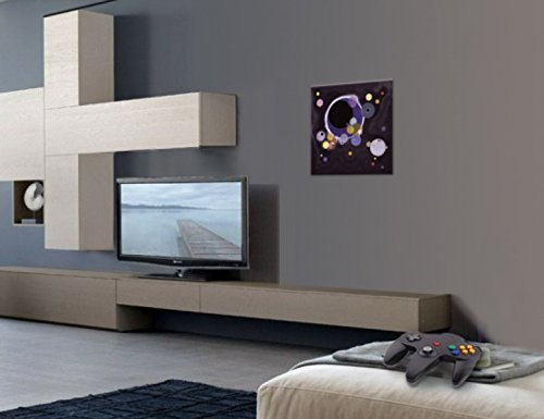 Wandbild „Einige Kreise“ Von Kandinsky – Leinwanddruck 80x60 Cm Auf Keilrahmen, Made In Germany