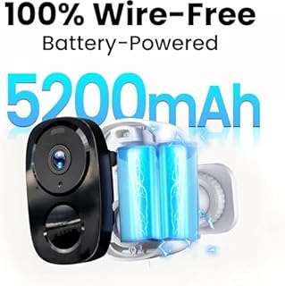 2026 Upgraded 2K Security Cameras Wireless Outdoor, Free Cloud Storage, 1-5 Months Battery Life, AI Motion Detection Spotlight Siren Alarm WiFi Surveillance Outdoor Camera, 2-Way Talk, Waterproof