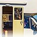 HUISEFOR Brown Flower RV Door Window Shades for Inside Camper Modern Decorative Automotive Sunvisor Protector Foldable RV Blackout Window Cover 16x25