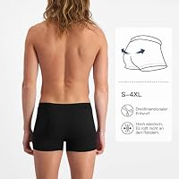 Fullluwaa Boxershorts Herren 10er Pack Baumwolle Unterhosen Männer Ohne Kratzenden Zettel Atmungsaktiv und Weiche Herrenunterwäsche – Ansicht 3