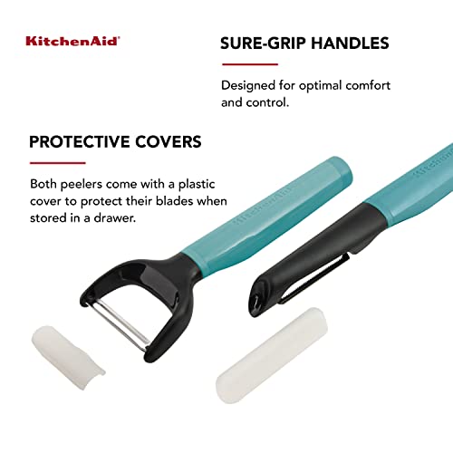 KitchenAid Universal Euro Y Peeler, Set Of 2, Aqua - image 4