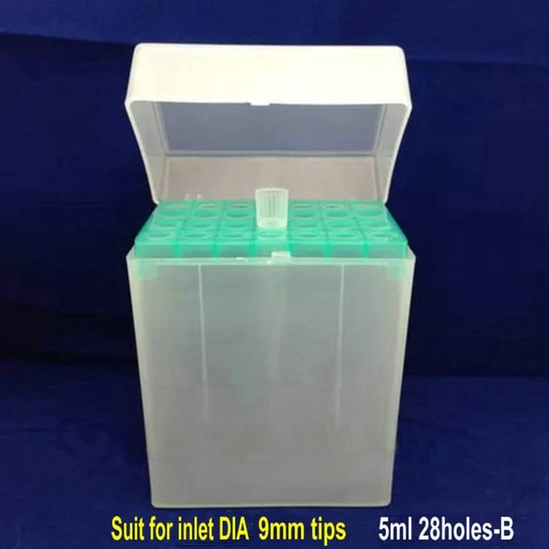 1pcs Plastic Pipette Tip Holder Box for 10ul 200ul 1ml 5ml 10ml Tips, Tips Storage Box Holder Pipettor Laboratory Supplies (Size : 5ml 48holes)