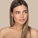 Surgical Steel Small Huggie Hoop Earrings Set 14K Gold Plated Hypoallergenic CZ Stud Earrings for Women Waterproof and Non Tarnish (Silver)