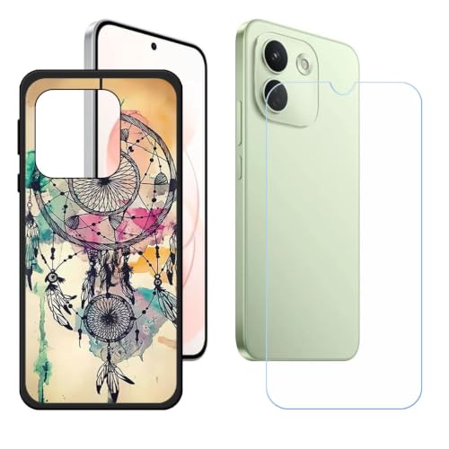 BMPNLSZ �K�p Redmi Note 17 Pro Max�p+HD�����K���X�ɓK�����ėpTPU�P�[�X - WZ5 | �V���J�Q���P�[�X�o���p�[�ی�o�b�N�P�[�X-Redmi Note 17 Pro Max�p�ɓK����9�d�x�X�N���C�u�h�~�X�N���[���v���e�N