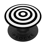 Colorful Bullseye Shooting Target Sign Gift PopSockets Adhesive PopGrip