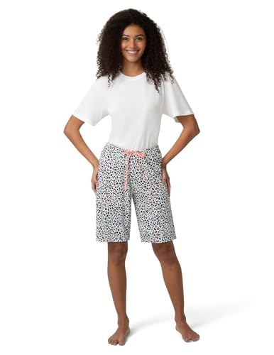 Image of HUE Women's Summer Vacation Pajama Separates, Soft, Whimsical Print Pjs with Tropical Beach Themes, Flip Flops, Cocktails