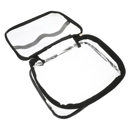 KOCKSHION Bolsa de Almuerzo Transparente de PVC Organizador de Cosméticos y Artículos de Aseo Bolsa de Gran Capacidad para Picnic Oficina y