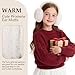 Clothclose Ear Muffs for Kids - Furry Fashion Ear Muffs for Winter Women Girls Boys, Foldable Cozy Winter Earmuffs Warmers for bez Cold Weahter