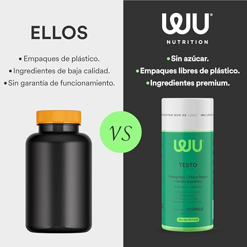 Vitamínicos, mega men's healthy testosterone en español Marca WU (3)