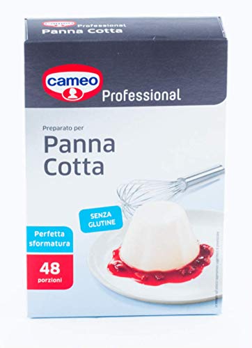 Cameo Panna Cotta - Mezcla de postre en polvo, 48 porciones, 520 g.