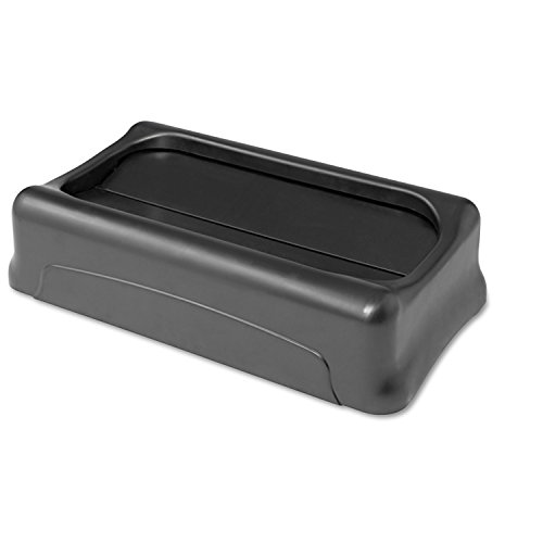 Rubbermaid Slim Jim Swing Lid Black 2673-60-BLA