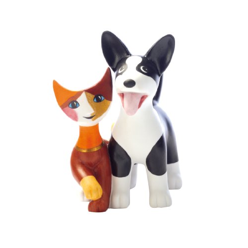 Goebel Rosina Wachtmeister 66882267 Cat Figurine Natalina e Macchia
