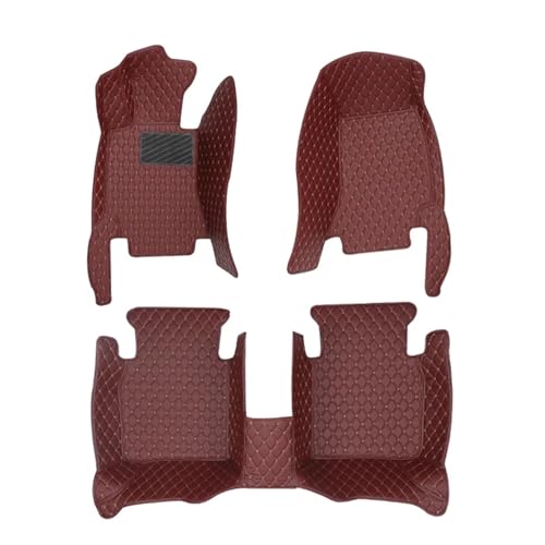 Tapis de sol voiture contre l'humidité pour coffre Kadjar 2015-2019 cuir rouge
