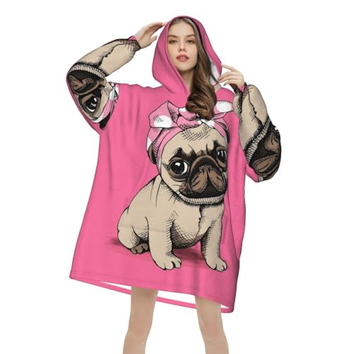 Sweat plaid carlin rose pour des soirées cocooning - 7