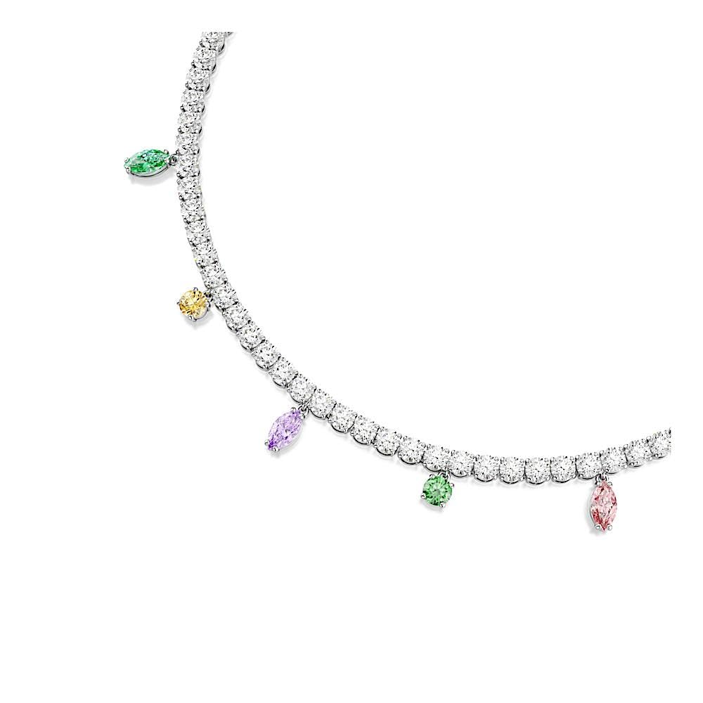 Swarovski Ariana Grande X Swarovski Kollektion, Gemischte Schliffe, Mehrfarbig, Rhodiniert