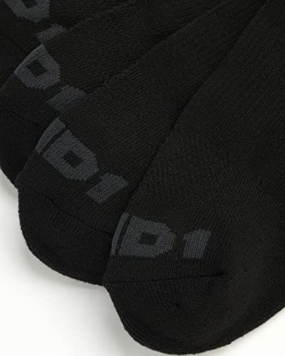 AND1 Men's Athletic Arch Compression Cushion Comfort Quarter Cut Socks (12 Pack)4