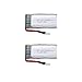 Holy Stone 2pcs 3.7V 380mAh Lipo Battery for the Controller/Transmitter of RC Quadcopter Drone HS230