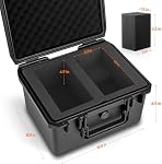 Graded Card Storage Box - Sports Trading Card Slab Case Compatible with PSA CSG SGC Baseball Magnetic Card Holder & Top Loaders, Waterproof Boxes - 2 Custom Graded Cards Case Compartments