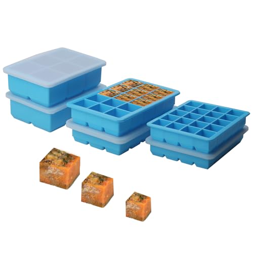 Moldes de silicona para congelar alimentos 6 piezas miniatura 1