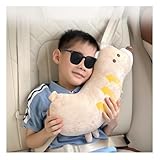 Furforstk gurtpolster auto kinder, gurtschutz kinder auto, sicherheitsgurt polster, gurtschoner, autogurt polster, Acolchado grueso que evita que el cinturón de seguridad se clave en el cuello, oso