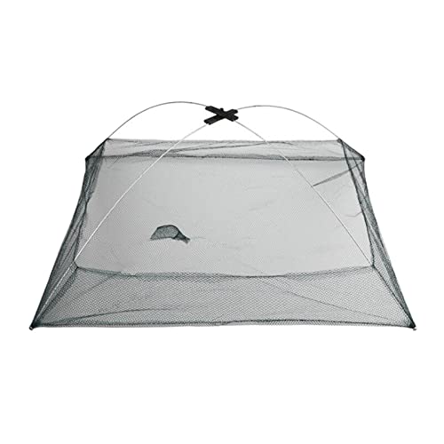 NEWMIND Isca de pesca dobrável rede armadilha molho gaiola peixe minnow Crawdad armadilha de malha c