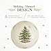 Portmeirion Spode Christmas Tree Serving Bowl, 9-Inch Holiday Dish for Pasta, Salad, Fruit & Side Dishes, Earthenware Tableware, Perfect for Entertaining & Holiday Decor, Dishwasher Safe