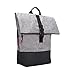 Produktbild FORVERT Melange Lorenz Unisex Backpack lässiger Daypack,Rucksack mit Innentasche,Seitentasche,gepolstert,verstärkter Boden,Grey Melange,one Size