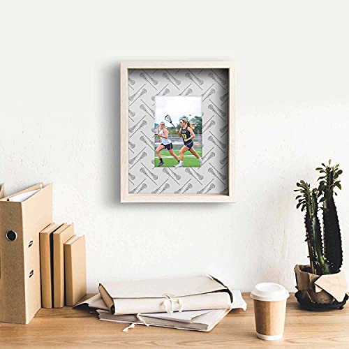 Chalktalksports Premier Lacrosse Picture Frame | Girls Lacrosse Stick Herringbone #TOP3