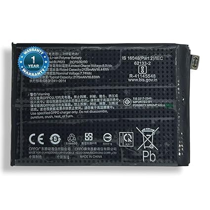Image of Original BLP823 Battery for Oppo Reno 5 Pro PDSM00, PDST00, CPH2201 Battery with 1 Year warrenty****(V00000233)