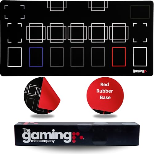 The Gaming Mat Company Compatible Yu-Gi-Oh! Banish Single Player Playmat. 28.35' x 14.17' Large TCG Playmat with Red Rubber Base. Yu-Gi-Oh! TCG Card Game Mat Card Gaming Table Mats