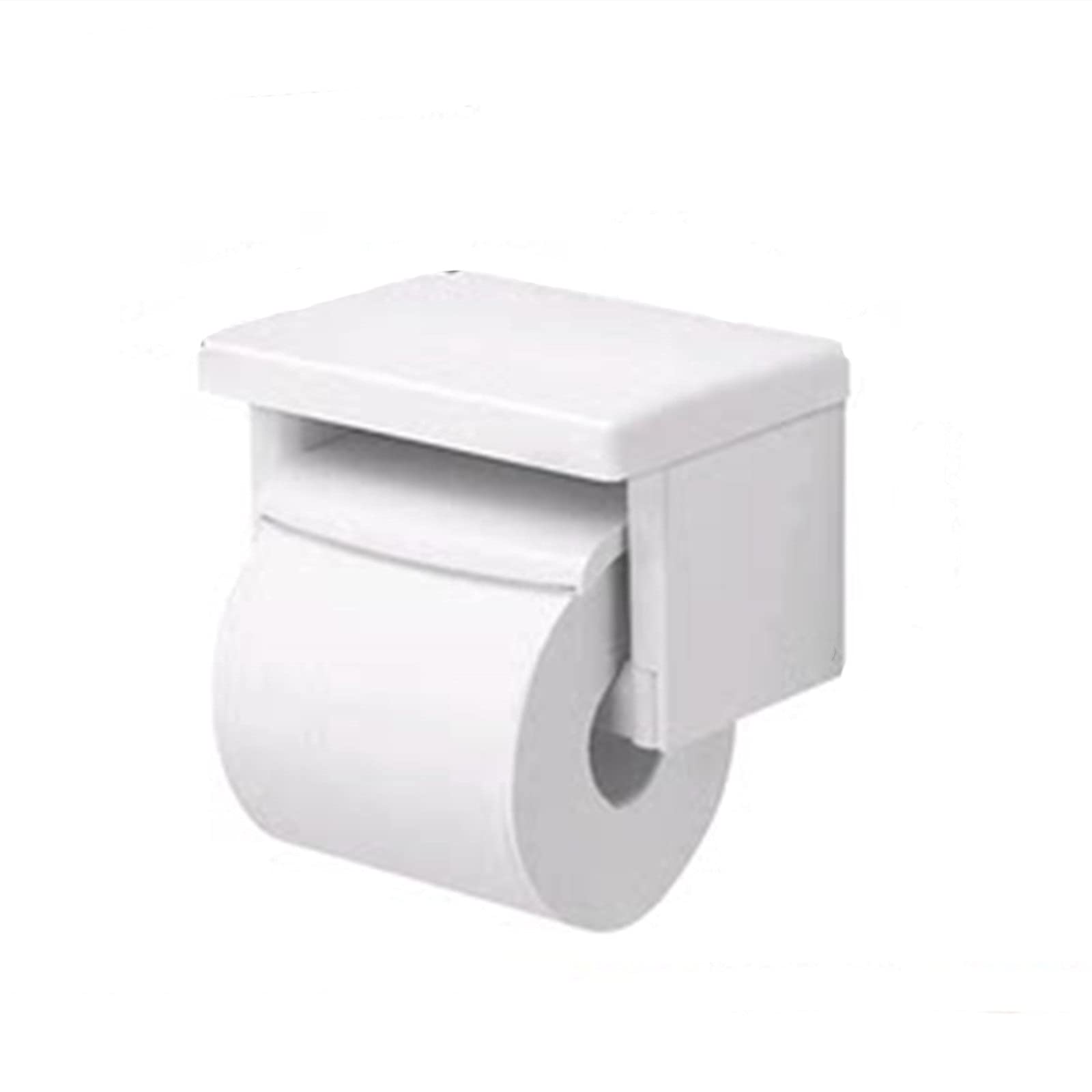 Paper Towel Holders Toilet Paper Holder Bathroom Hardware Roll for Kitchen Bathroom and Toilet(White)