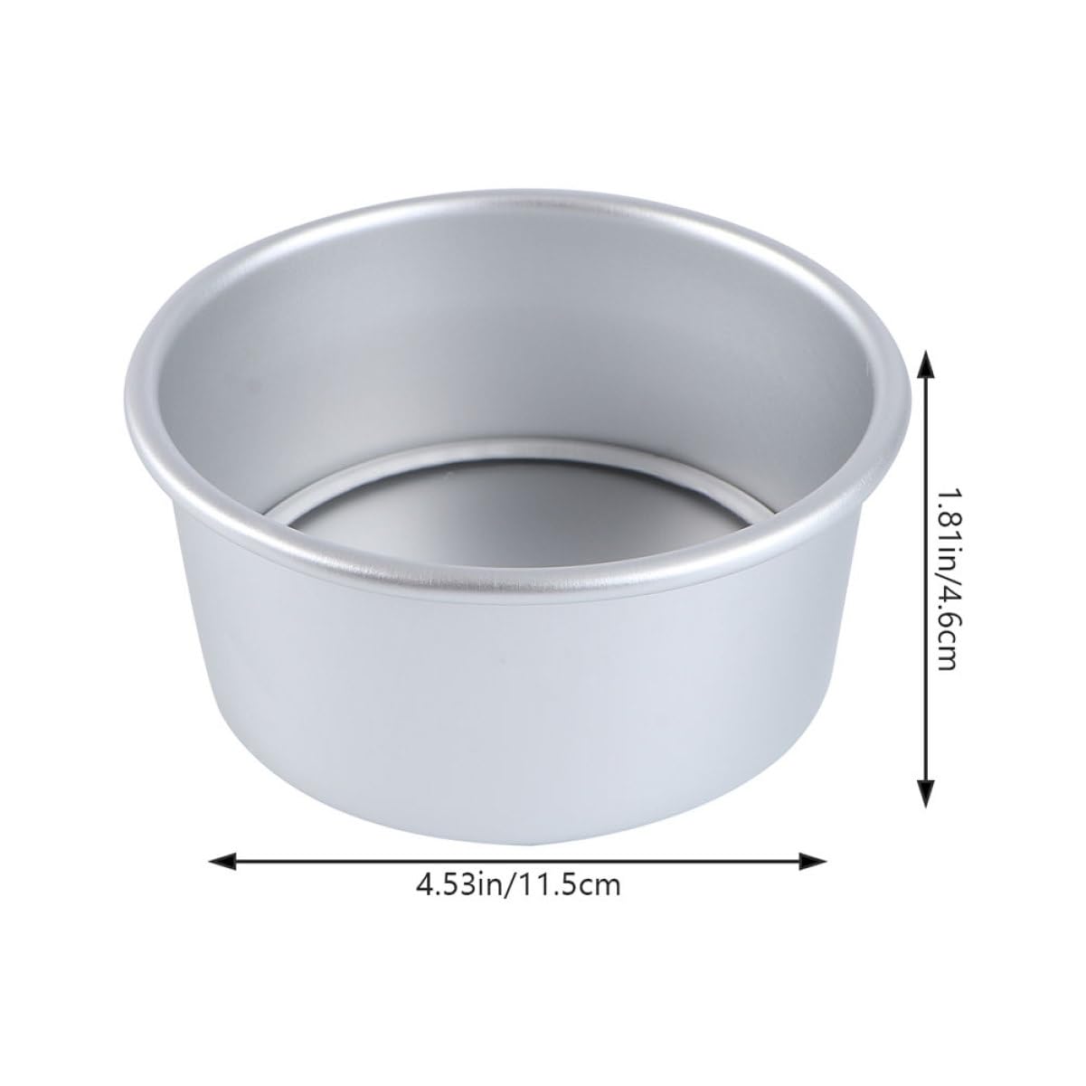 Cabilock 3 Series Molde De Pastel Redondo Desmontable Antiadherente Para Tartas Y Bizcochos Distribución De Calor Uniforme Para Repostería 8 Piezas*3