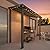 U-MAX 5' x 8' Outdoor Hardtop Grill Gazebo, Wall-Mounted Pergola Heavy Duty 8x5 Lean to Metal Awnings Gazebos on Clearance for Patio, Small Galvanized Steel Pergolas and Gazebo for Outdoor Use
